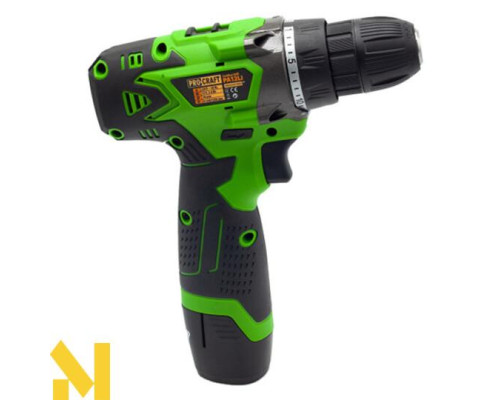 Шуруповерт акумуляторний Procraft Industrial PA12Li
