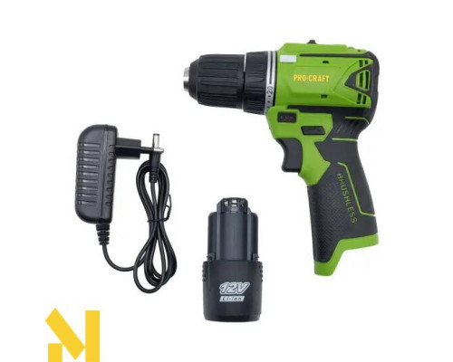Шуруповерт акумуляторний Procraft PA12BL