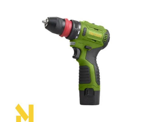 Дриль-шуруповерт акумуляторний Procraft PA12Pro DFR
