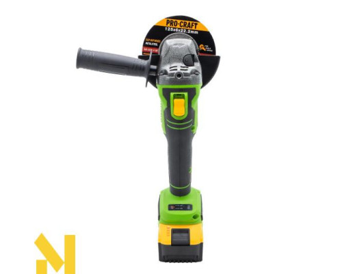 Болгарка (кутова шліфмашина) акумуляторна Procraft PWA216