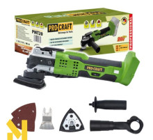 Багатофункціональний інструмент (реноватор) Procraft PMT20 (без АКБ та ЗП)