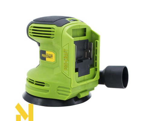 Шліфмашина ексцентрикова акумуляторна Procraft PX20 (без АКБ та ЗП)