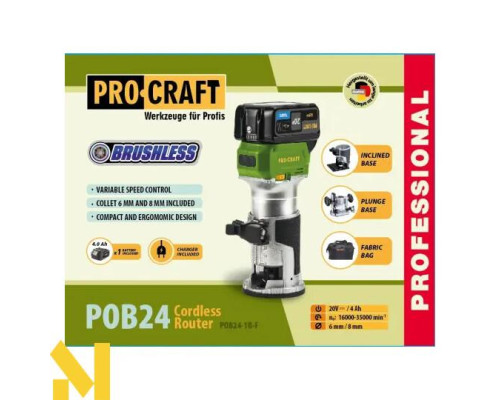 Фрезер акумуляторний Procraft POB24