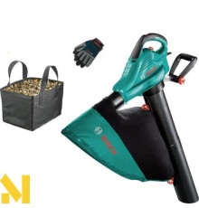 Пилосос-повітродувка садова електрична Bosch ALS 25 + Рукавички + Сумка