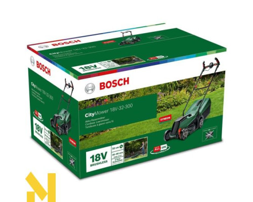 Газонокосарка акумуляторна Bosch CityMower 18V-32-200