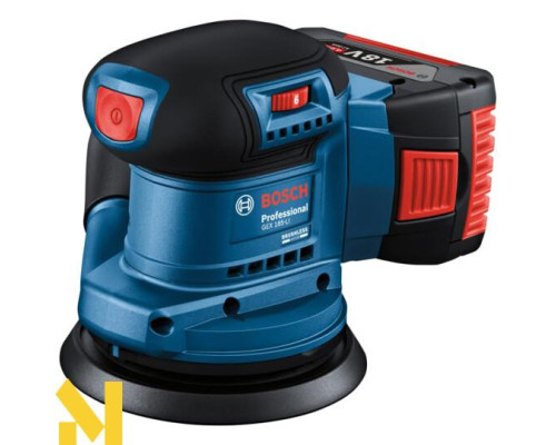 Шліфмашина ексцентрикова акумуляторна Bosch GEX 185-LI