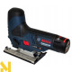 Лобзик акумуляторний Bosch GST 12V-70 + 2х2.0 А.ч + ЗП + L-BOXX
