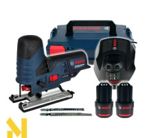 Лобзик акумуляторний Bosch GST 12V-70 + 2х2.0 А.ч + ЗП + L-BOXX