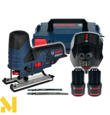 Лобзик акумуляторний Bosch GST 12V-70 + 2х2.0 А.ч + ЗП + L-BOXX