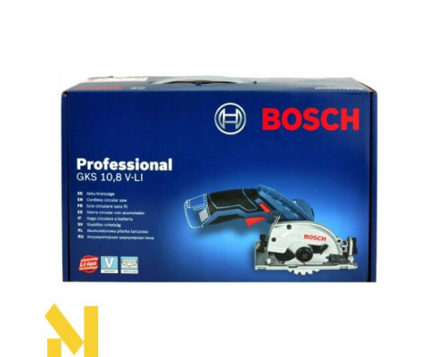 Пила дискова акумуляторна Bosch GKS 10,8 V-LI (без АКБ та ЗП)