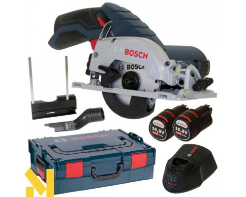Пила дискова акумуляторна Bosch GKS 10,8 V-Li L-BOXX 2.5 А.г