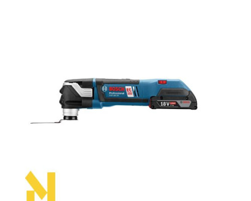 Багатофункціональний інструмент (реноватор) Bosch GOP 18 V-EC L-BOXX (без АКБ та ЗП)