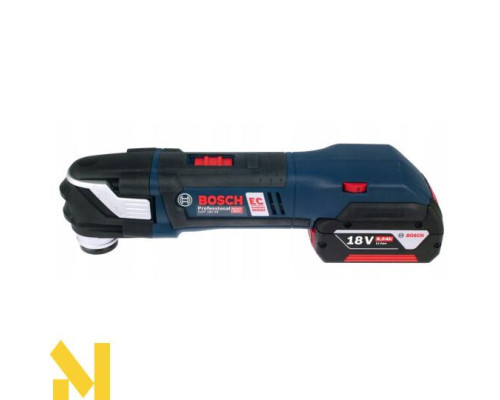 Багатофункціональний інструмент (реноватор) акумуляторний Bosch GOP 18V-28 + 2x5,0 А.г + ЗП L-BOXX