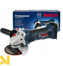 Болгарка (кутова шліфмашина) акумуляторна Bosch GWS 18-115 V-LI (без АКБ та ЗП)
