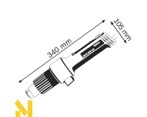 Фен технічний Bosch GHG 600 CE