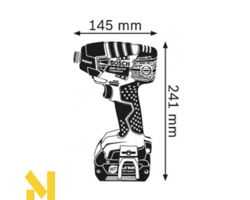 Гвинтоверт акумуляторний Bosch GDR 14,4 V-LI (без АКБ та ЗП)