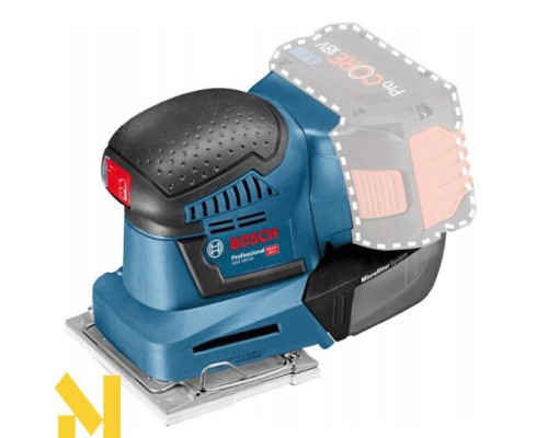 Шліфмашина вібраційна акумуляторна Bosch GSS 18V-10 Professional (без АКБ та ЗП)