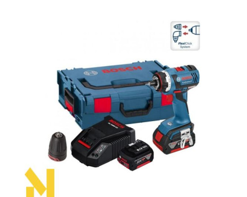 Акумуляторний шуруповерт Bosch GSR 18 V-EC FC2 L-BOXX