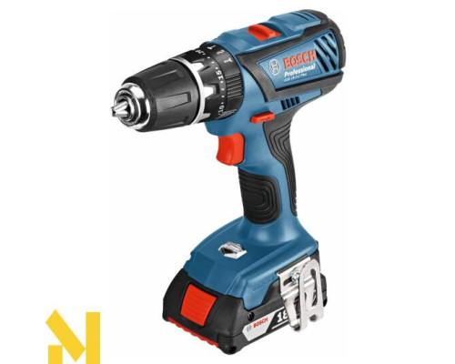 Акумуляторний ударний дриль-шуруповерт Bosch GSB 18-2-LI Plus 2 x 2,0 Ач