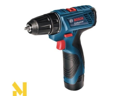 Акумуляторний шуруповерт Bosch GSR 120-Li + набір сверл