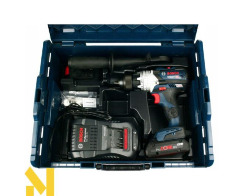 Акумуляторний дриль-шуруповерт Bosch GSR 18V-85 C + 2x4,0 А.ч + ЗП + L-BOXX