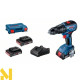 Дриль-шуруповерт аккумуляторний ударний Bosch GAL 18V-20 (3 АКБ та ЗП)