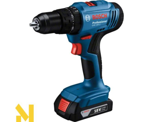 Дриль-шурупокрут ударний акумуляторний Bosch GSB 183-LI Professional (2 АКБ GBA 18V 2.0Ah, ЗП GAL 18V-20)