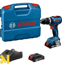 Дриль-шуруповерт акумуляторний Bosch Professional GSB 18V-65 (2 АКБ та ЗП)