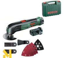Багатофункціональний інструмент (реноватор) акумуляторний BOSCH PMF 10,8 Li (2 акум)