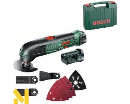 Багатофункціональний інструмент (реноватор) акумуляторний BOSCH PMF 10,8 Li (2 акум)