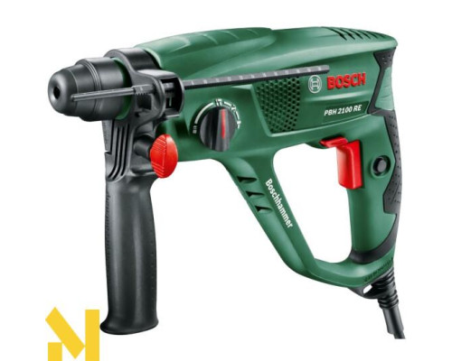 Перфоратор Bosch PBH 2100 RE + 2 свердла, 2 зубила