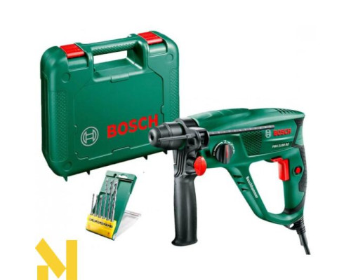 Перфоратор Bosch PBH 2100 RE + набір бурів Promoline-SDS-PIus