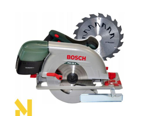 Пила дискова Bosch PKS 66 A + 2 пиляльних полотна