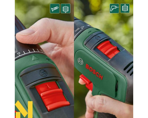Дриль-шурупокрут акумуляторний Bosch EasyDrill 1200 (2 АКБ + набір свердел)