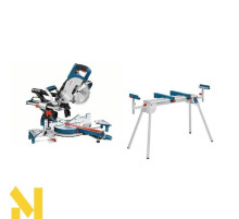Пила торцювальна Bosch GCM 8 SJL + робочий стіл GTA 2600