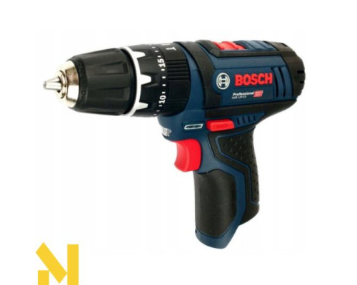 Акумуляторний ударний дриль-шуруповерт Bosch GSB 12V-15 + набор біт і сверл 39 шт + сумка