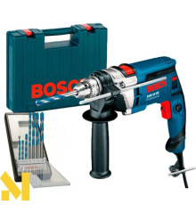 Дриль ударний Bosch GSB 16 RE БЗП + набір свердел 7 шт
