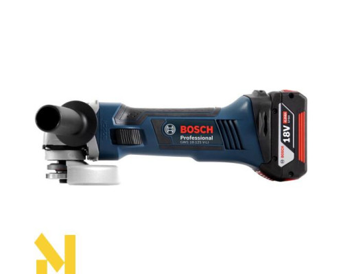 Болгарка (кутова шліфмашина) акумуляторна Bosch GWS 18-125 V-LI