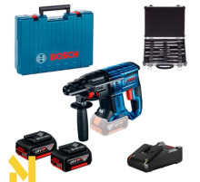 Перфоратор акумуляторний Bosch GBH 180-LI з набором свердл 11 шт (0615990M33)