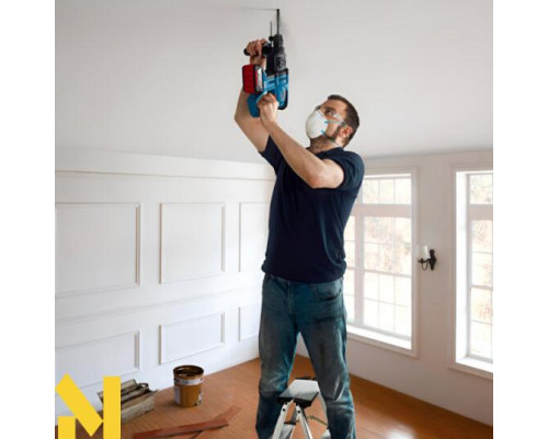 Перфоратор акумуляторний Bosch GBH 180-LI з набором свердл 11 шт (0615990M33)