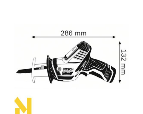 Пила шабельна акумуляторна Bosch GSA 12V-14 (0615990M3Z)