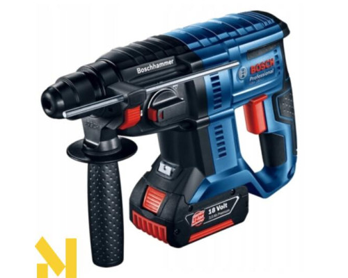 Перфоратор акумуляторний Bosch Professional GBH 180-Li (АКБ GBA 18V 4.0Ah + ЗП GAL 18V-40 + набір свердл SDS-Plus 5 шт)