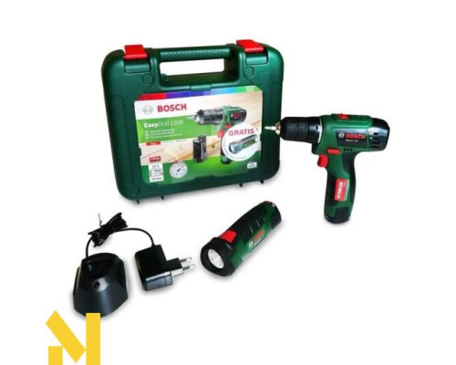 Шуруповерт Bosch EasyDrill 1200 + ліхтар
