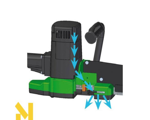 Пила шабельна з двома лезами Eibenstock EDB 480.1