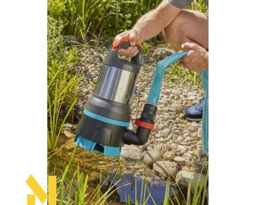 Насос дренажний чистої/брудної води Gardena 19500 Aquasensor LED 2-в-1