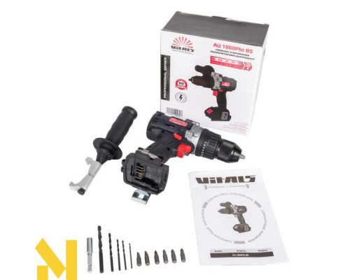 Дриль-шурупокрут акумуляторний Vitals Professional AU 1860Pbt BS SmartLine