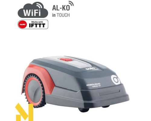 Газонокосарка-робот SOLO by AL-KO Robolinho 1200 W + набір для прокладання кабелю  (127513)