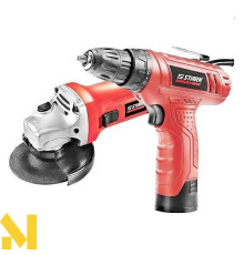 Набір інструментів STARK AG750 + CD-10-2 Li Ion