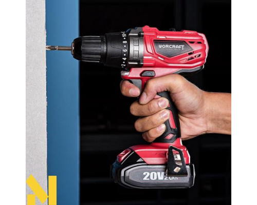 Акумуляторний дриль-шуруповерт Worcraft CD-S20LiEB