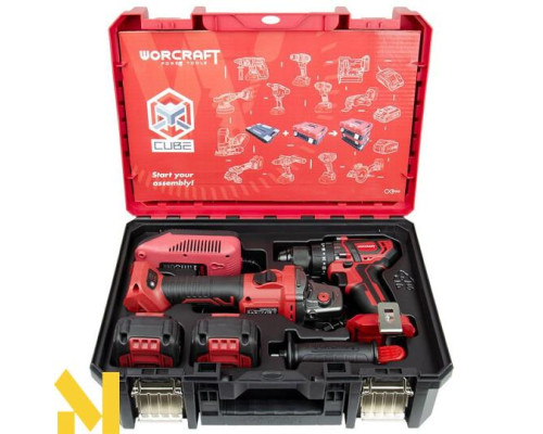 Набір інструментів акумуляторних Worcraft XCUBE001
